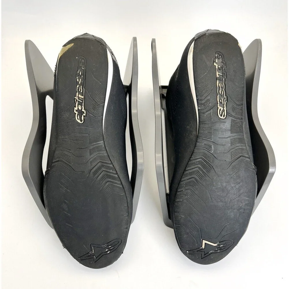 Alpinestars Sektor Vented Motorcycle Shoes Mens Sz US 8 EU 40.5 Black Worn/READ